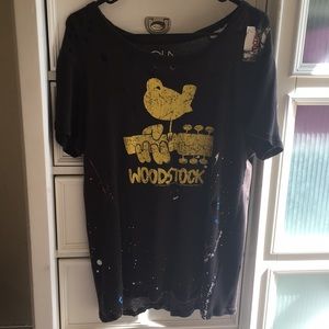 Woodstock Vintage Distressed Tee